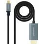 Nanocable Cable Conversor USB-C a HDMI 2.1 8K@60Hz 1,8m Negro